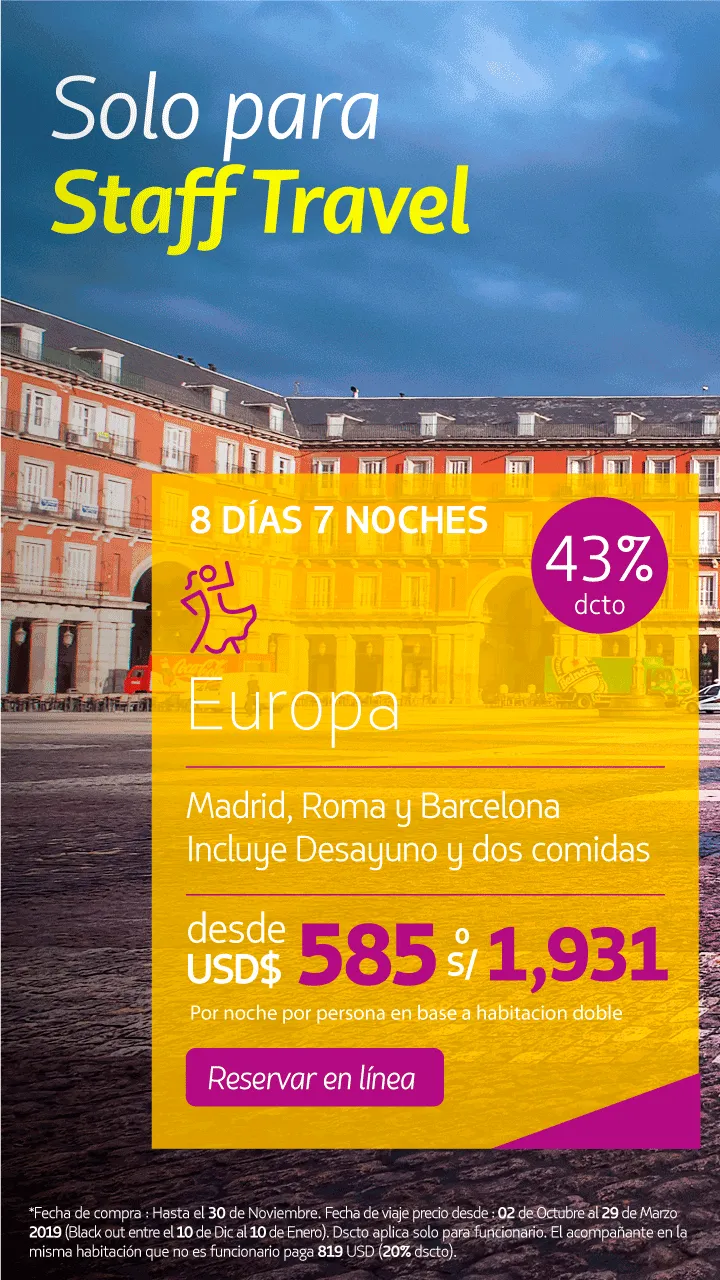 Campañas internas para colaboradores de LATAM Airlines